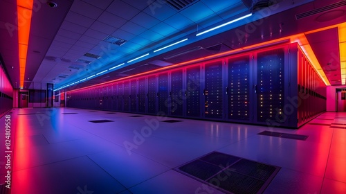 StateoftheArt Infrastructure A HighTech Server Room Powering the Digital World