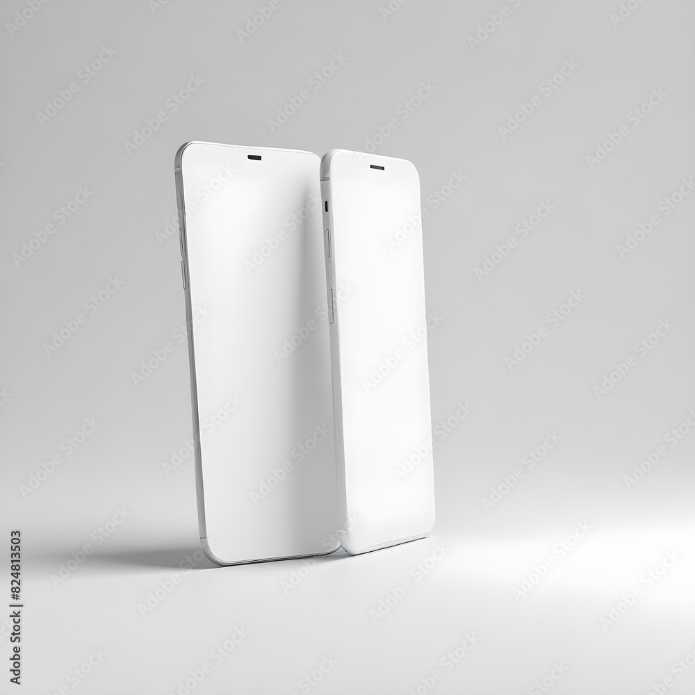 smartphone blank white screen