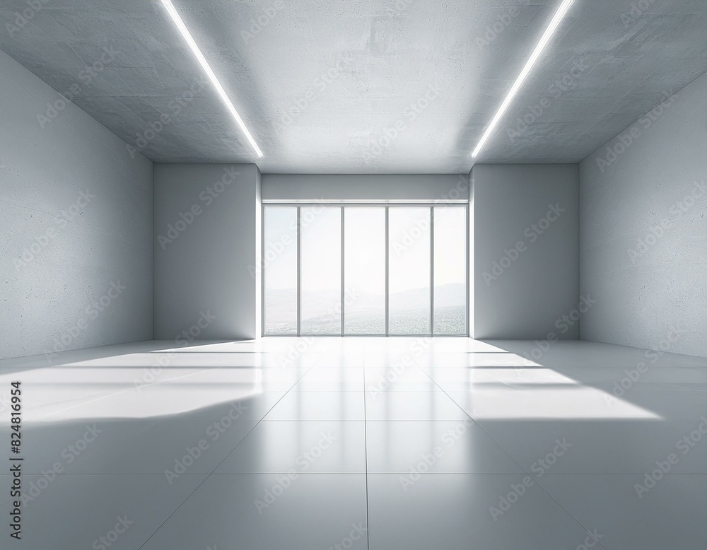 Fototapeta premium empty room with a window