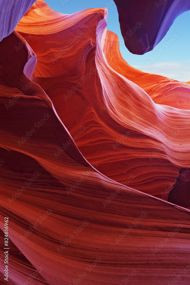 Obraz premium The Antelope canyon. Navajo Reservation