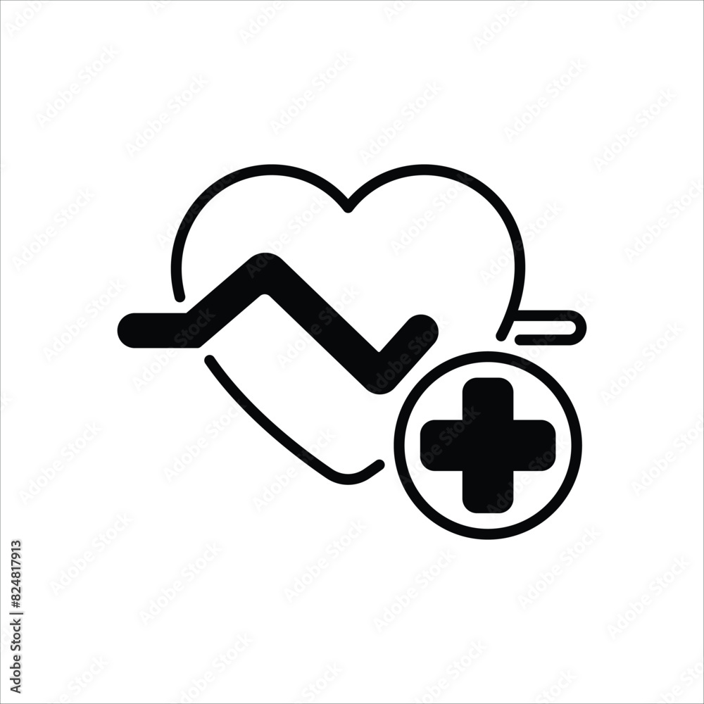 Cardiology vector icon