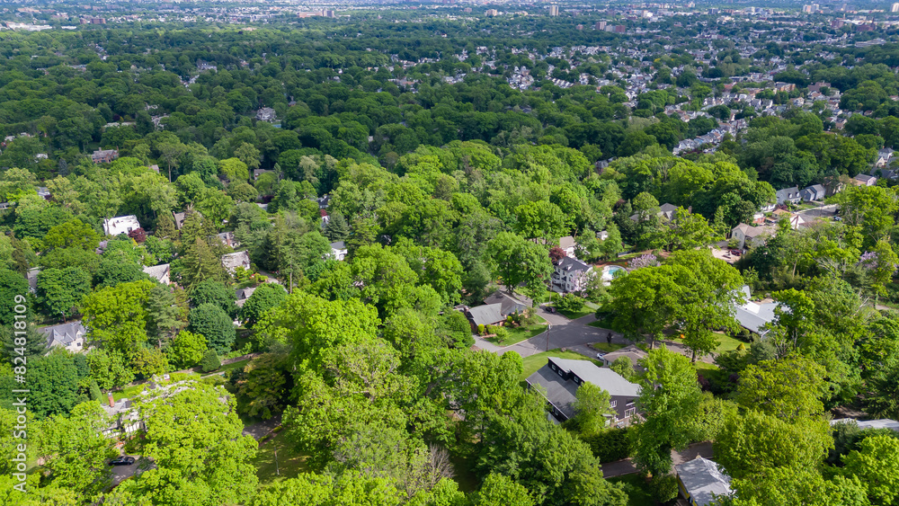 Aerial Drone of New Jersey Homes in West Orange Aerial Drone of New Jersey Homes in West Orange