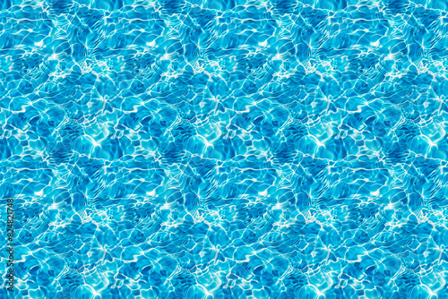 Refreshing blue water ripple pattern, perfect for vibrant and cool summer-themed decorations and backgrounds.