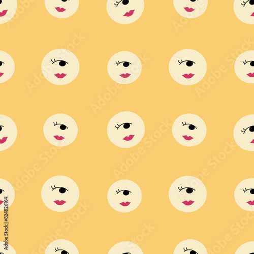 Repeating backdrop, seamless pattern. Cute creative surface design.
