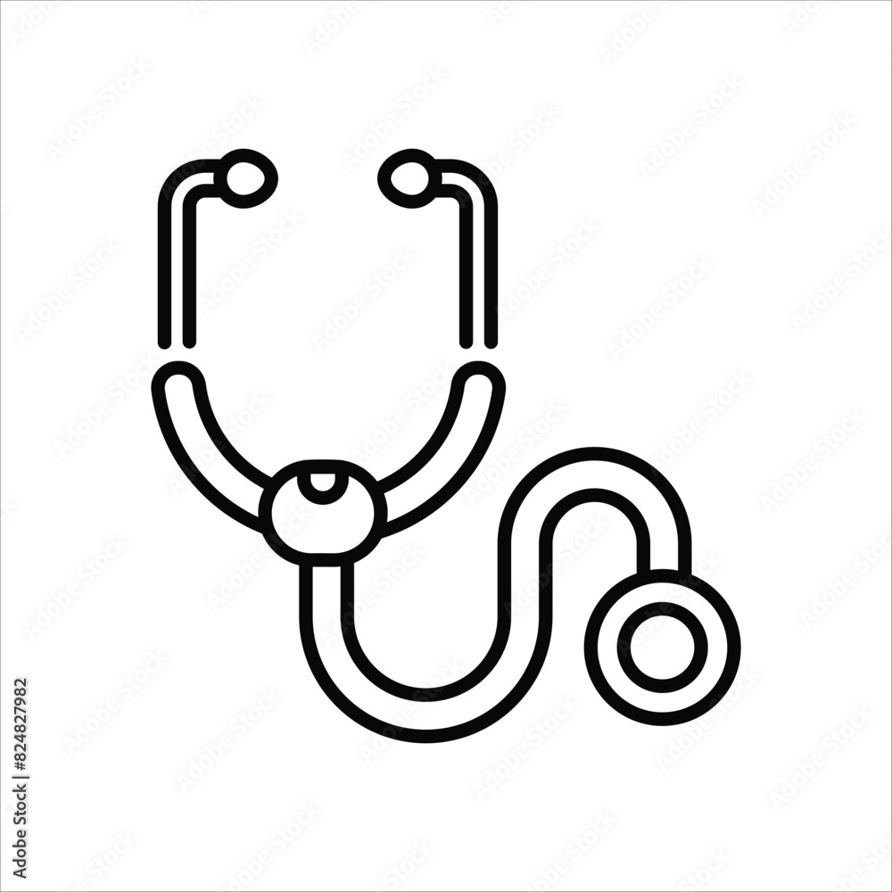 Stethoscope vector icon Stethoscope vector icon