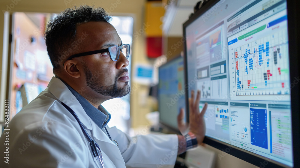 Data analytics tools help doctors analyze trends in patient outcomes and population health. Data analytics tools help doctors analyze trends in patient outcomes and population health.