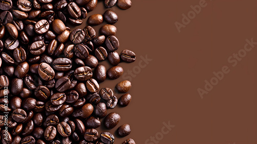 Coffee beans, copy space concept