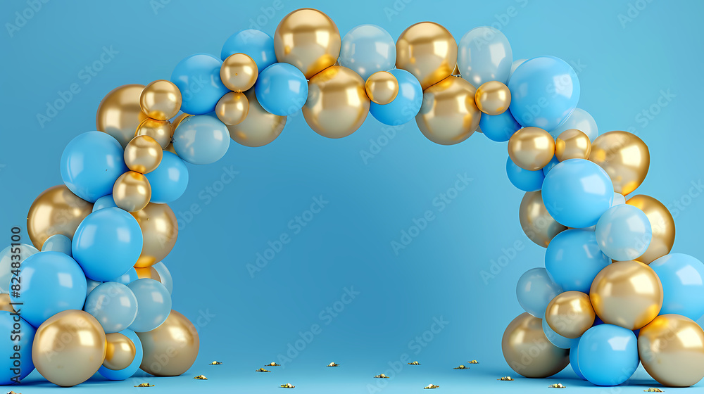 Balloon decoration background Balloon decoration background