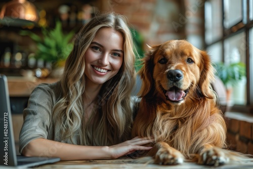 Young Women and Dogs