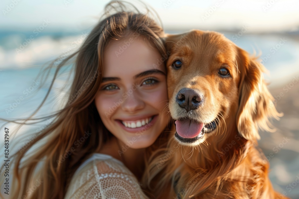 Young Women and Dogs