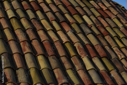Obraz na płótnie coppo siciliano che ricopre un cumulo di sale, saline di Trapani, Sicilia w salonie