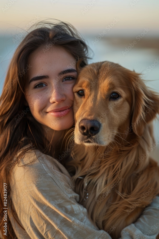 Young Women and Dogs Young Women and Dogs