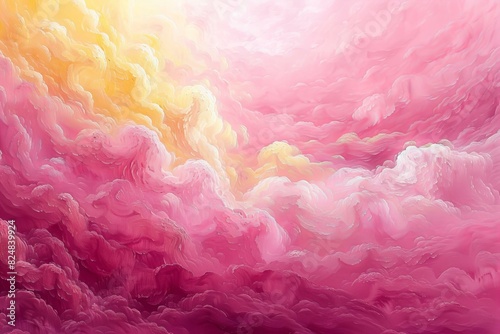 Depicting a pink and yellow abstract painting background  high quality  high resolution