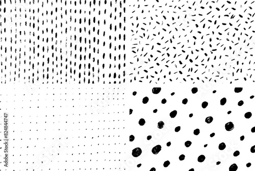 Sprinkle vector seamless pattern background. Donut pattern for celebration design. Doodle sketch vector illustration. 