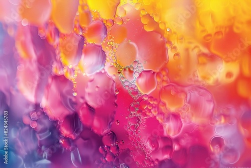 Digital image of  colorful art print, high quality, high resolution photo