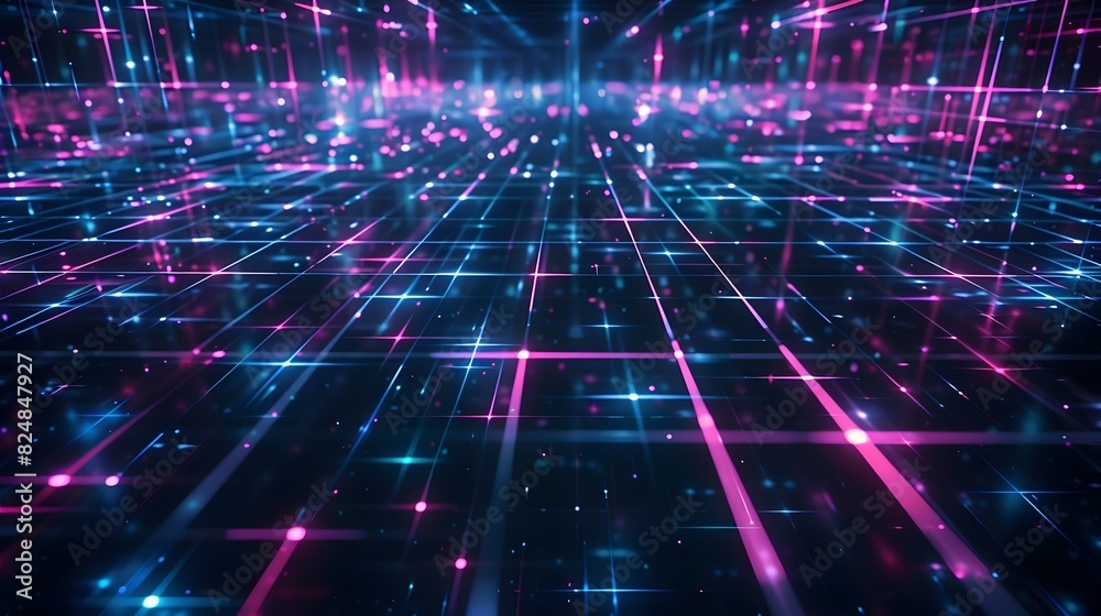 Dazzling Neon Grid Backdrop for Dynamic Digital Designs Dazzling Neon Grid Backdrop for Dynamic Digital Designs