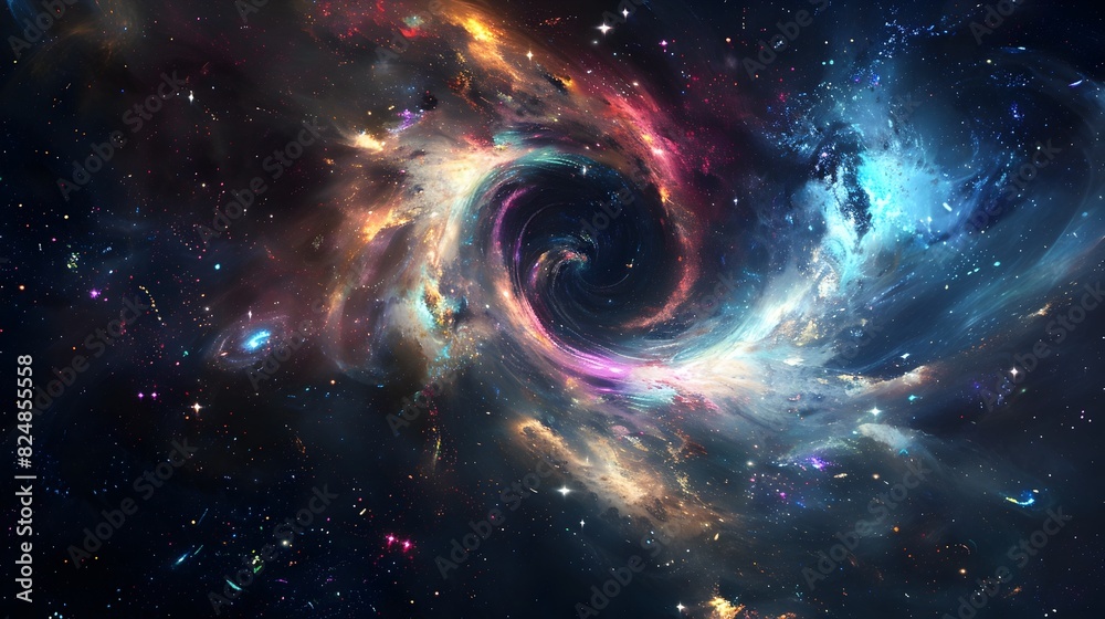 Captivating Cosmic Swirl A Vibrant Intergalactic Masterpiece Captivating Cosmic Swirl A Vibrant Intergalactic Masterpiece
