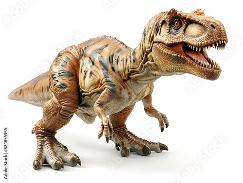 D Rendered Dinosaur Showcasing Prehistoric Power and Grandeur © LookChin AI