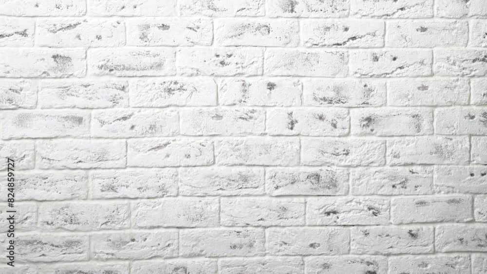 White textured brick wall background