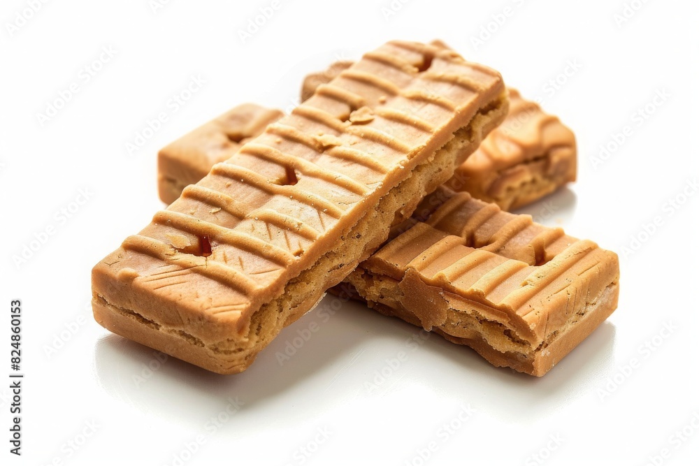 cookies with chocolate on white background cookies with chocolate on white background