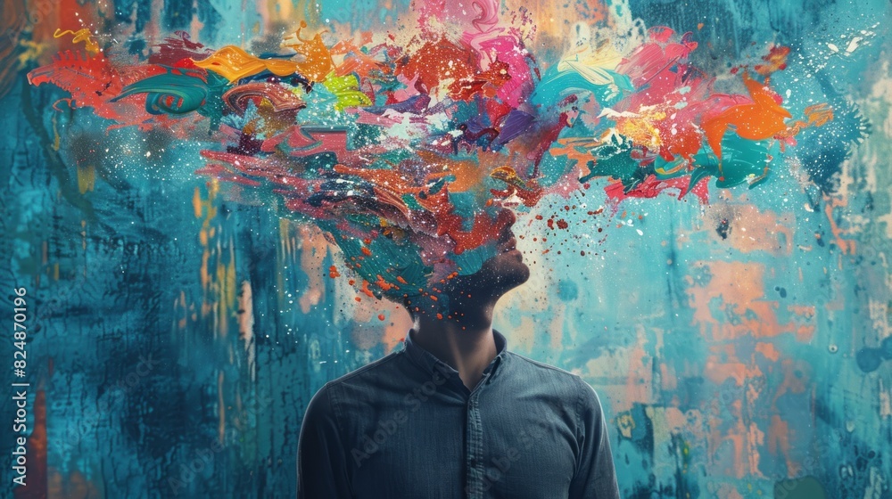 state of mind - creativity background concept, with copy space state of mind - creativity background concept, with copy space