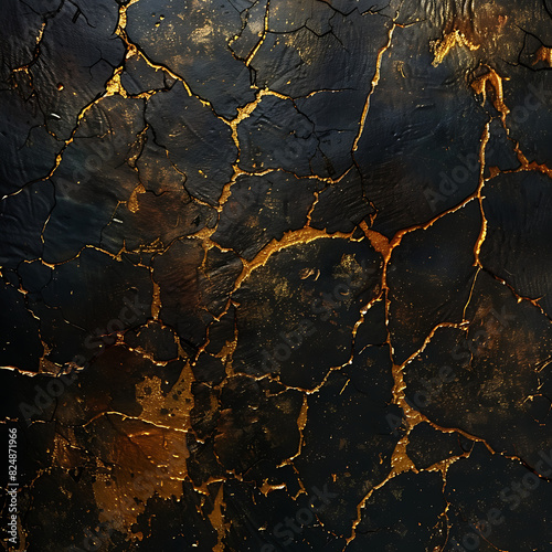 Abstract golden dark background © protabsorkar11