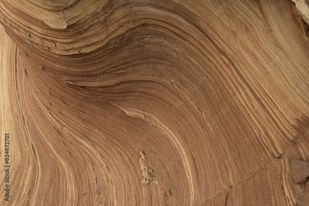 Fototapeta premium Intricate Sandstone Swirls and Erosion Patterns