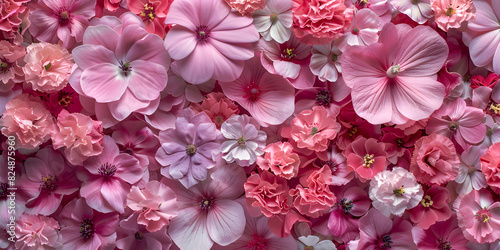 Whimsical Bloom Captivating 3D Flower Wonderland, Garden Elegance Lush 3D Floral Background Art