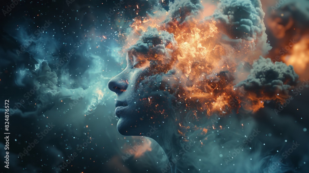 state of mind, mind blowing background concept, with copy space state of mind, mind blowing background concept, with copy space