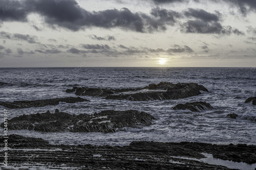 Dramatic Clouds over Carriagem Beach, Portugal