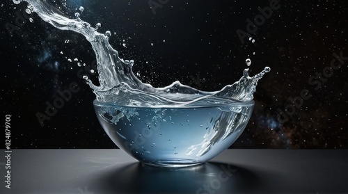 Cosmic Waves: A Bowl of Water Floating in the Abyss of Space
