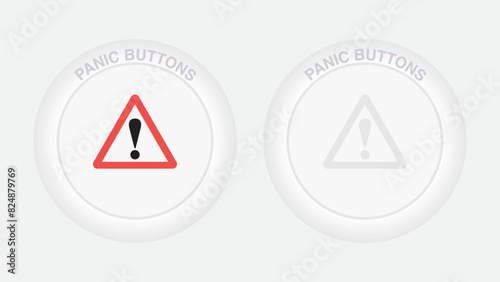 Emergency Panic Stop Button. Pressed and Unpressed Panic Emergency Button. Vector Illustration Free Download Emergency Panic Stop Button. Pressed and Unpressed Panic Emergency Button. Vector Illustration - GFXLoad
