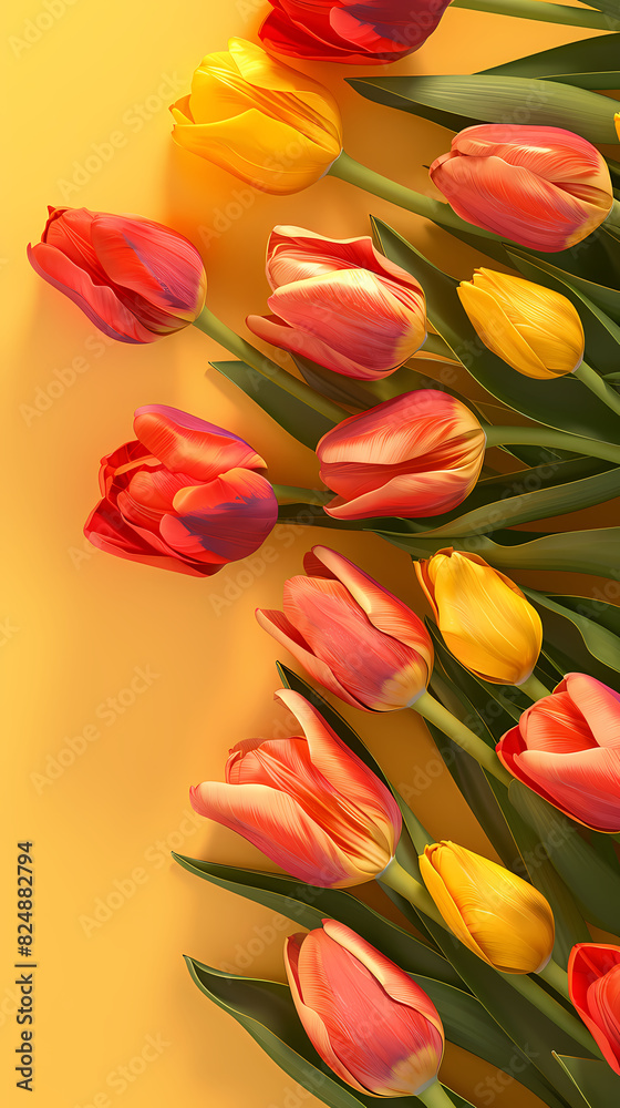 Tulips, Mother's Day concept Tulips, Mother's Day concept
