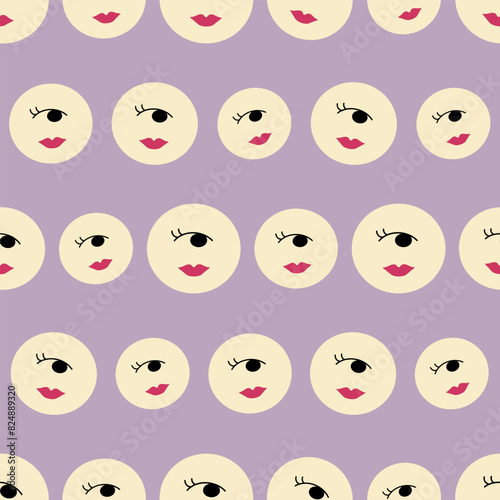 Endless print, seamless backdrop. Simple pattern for branding, fabric.