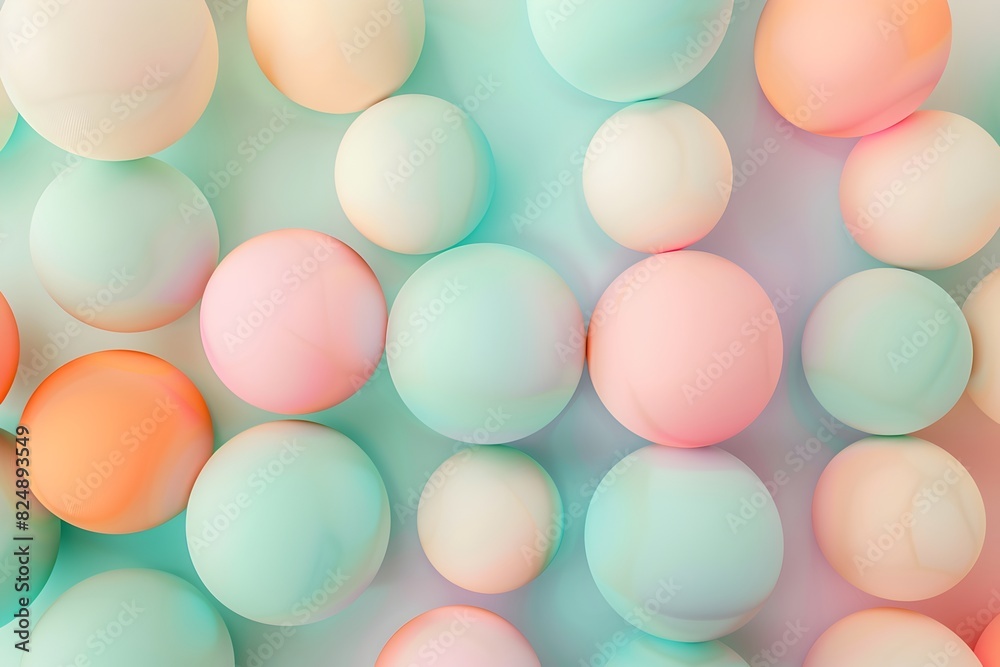 3d render of abstract spheres in pastel colors, background for web design or print on demand products
3d render of abstract spheres in pastel colors, background for web design or print on demand products
