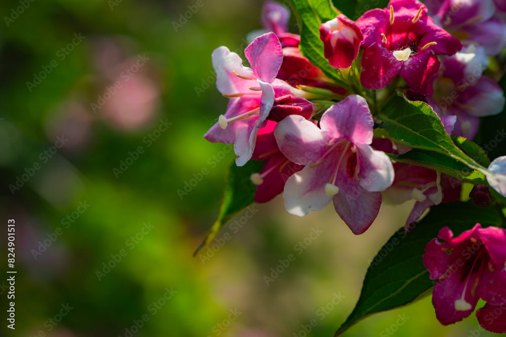 Beautiful ribbons blooming in the fields in spring Beautiful ribbons blooming in the fields in spring