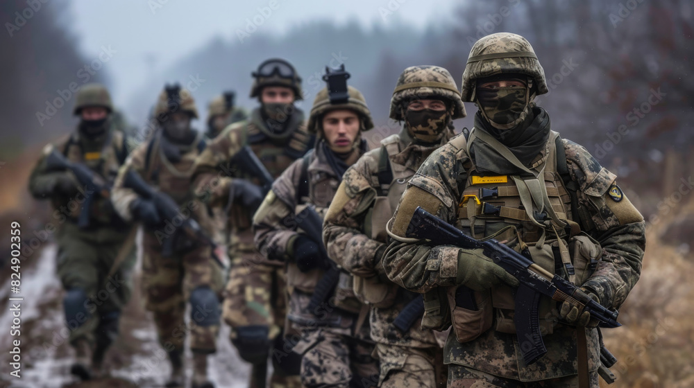 Company of soldiers of General military mobilisation Company of soldiers of General military mobilisation