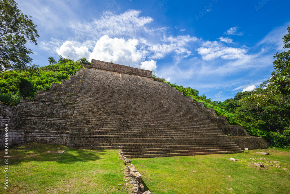 The Great Pyramid, Macaw Temple, at Uxmal ruins in Yucatan, Mexico