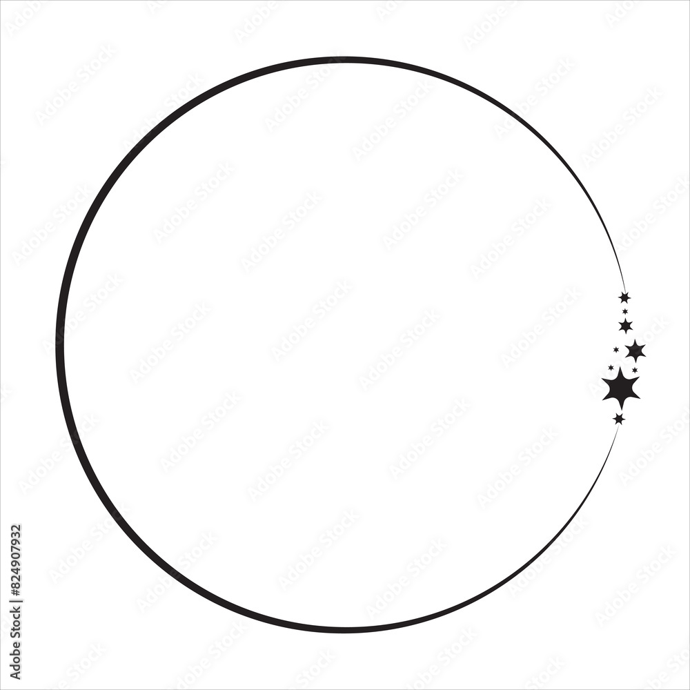 star circle frame. isolated on white background. vector illustration. EPS 10 star circle frame. isolated on white background. vector illustration. EPS 10