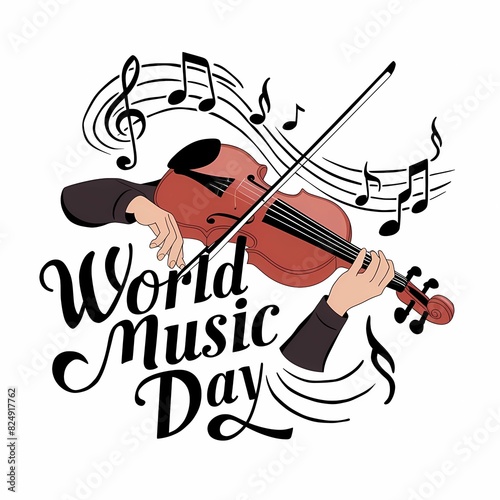 violin and instruments world music day