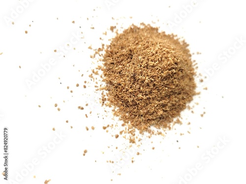 Ground coriander powder for tasty dinners.