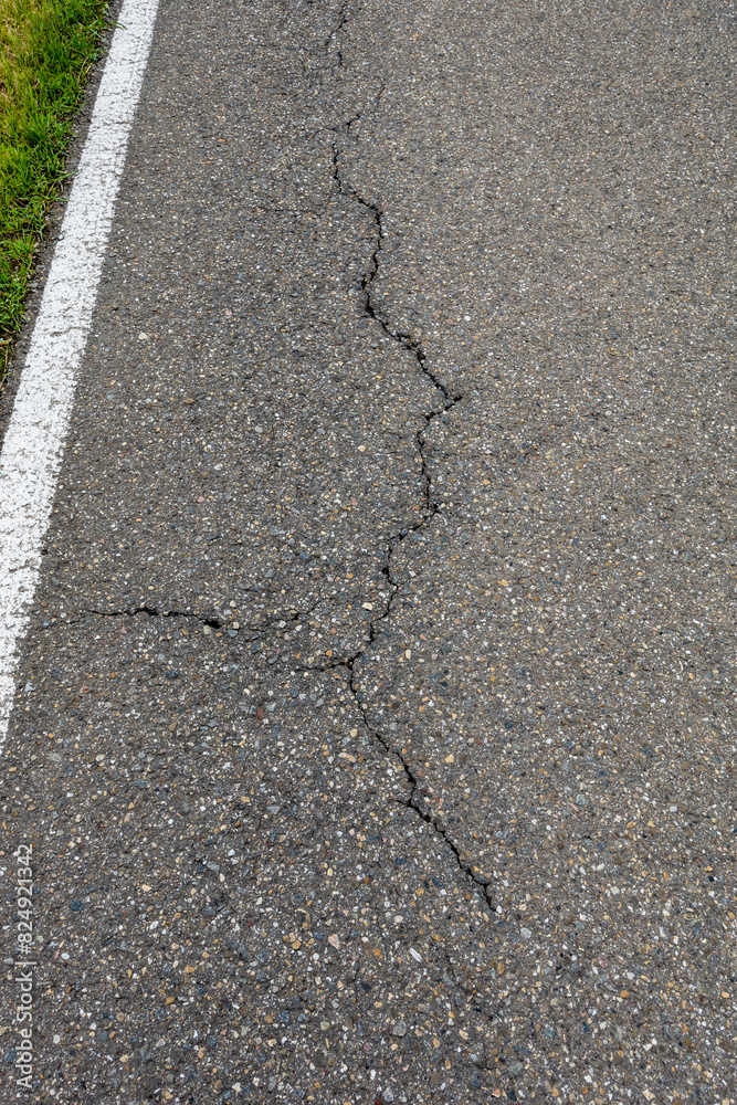 Obraz premium Strassenschäden