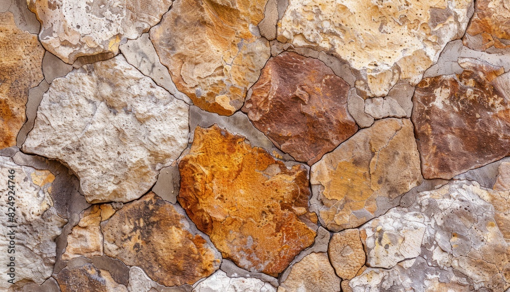 Ageless Beauty: A Detailed View of an Ancient Stone Wall Exterior Ageless Beauty: A Detailed View of an Ancient Stone Wall Exterior