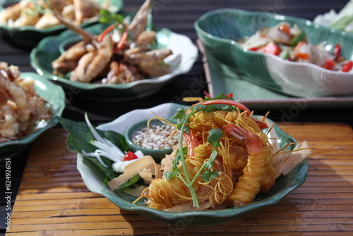 Sarong Shrimp Goong Sarong Shrimp Fried