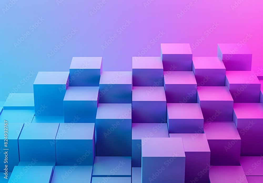 a colorful background with squares