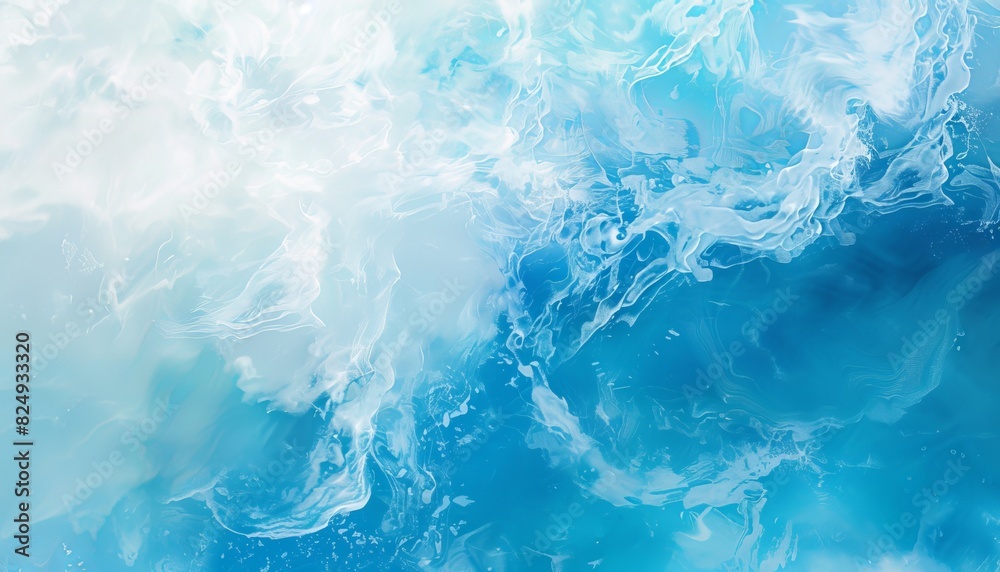 Serene Blue Waves: A Captivating Background Serene Blue Waves: A Captivating Background