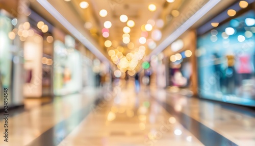 Captivating Blurred Views: Shopping Mall and Retail Store Interiors © Paulius