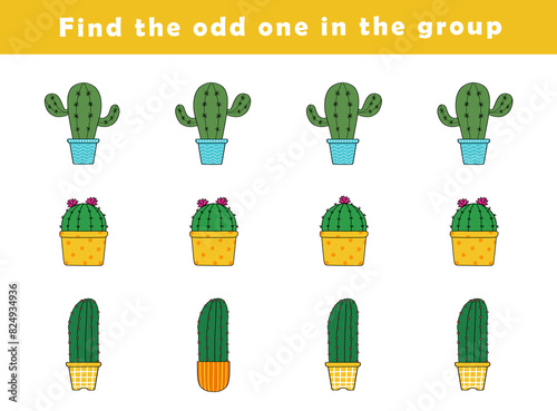 Photography Find the odd one out for toddlers