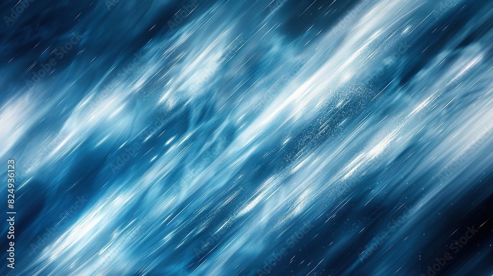Blurry photo of blue sky with white clouds and a star centered in black background Blurry photo of blue sky with white clouds and a star centered in black background