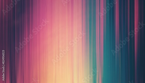 Multicolor Vintage VHS Glitch  Abstract Blurred Gradient Background Texture